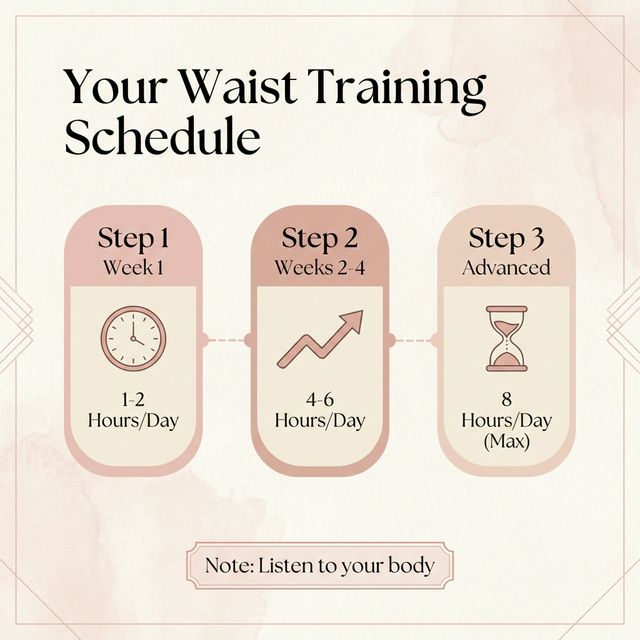 Waist Training Schedule Timeline
