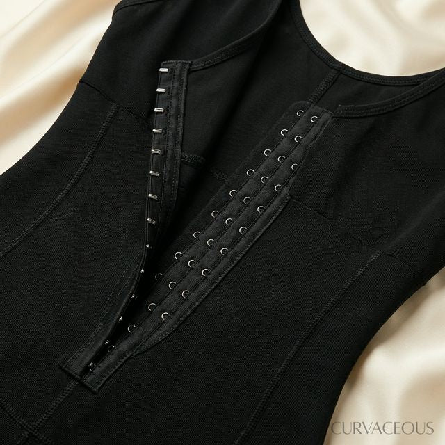 Post-Op Recovery Bodysuit Closure Detail